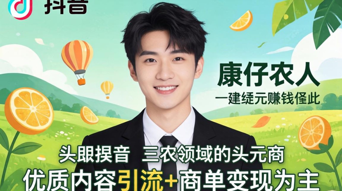 抖音的康仔农人怎么赚钱