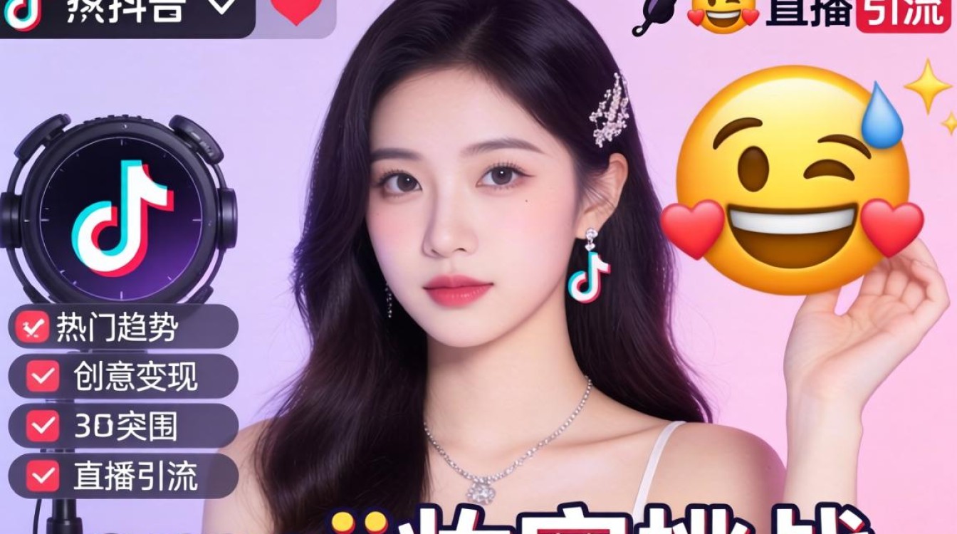 如何在TikTok做emoji妆容挑战直播引流