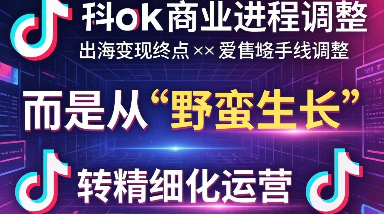 TikTok商业化放缓怎么办