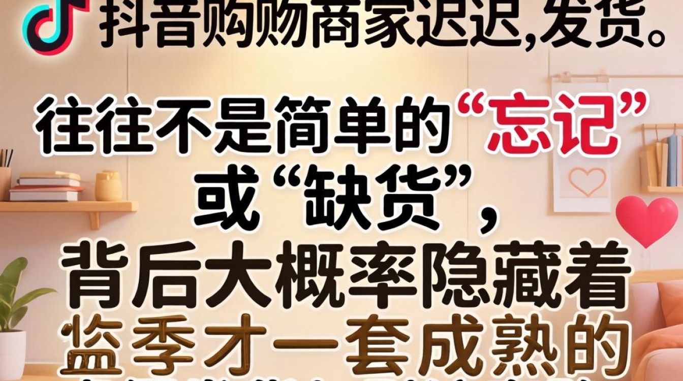 抖音买的东西怎么不发货