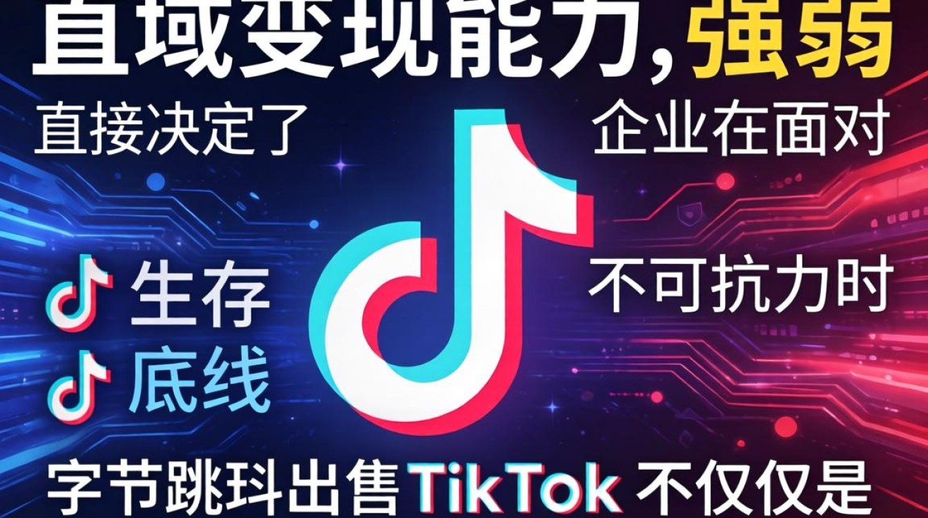 字节为什么出售tiktok