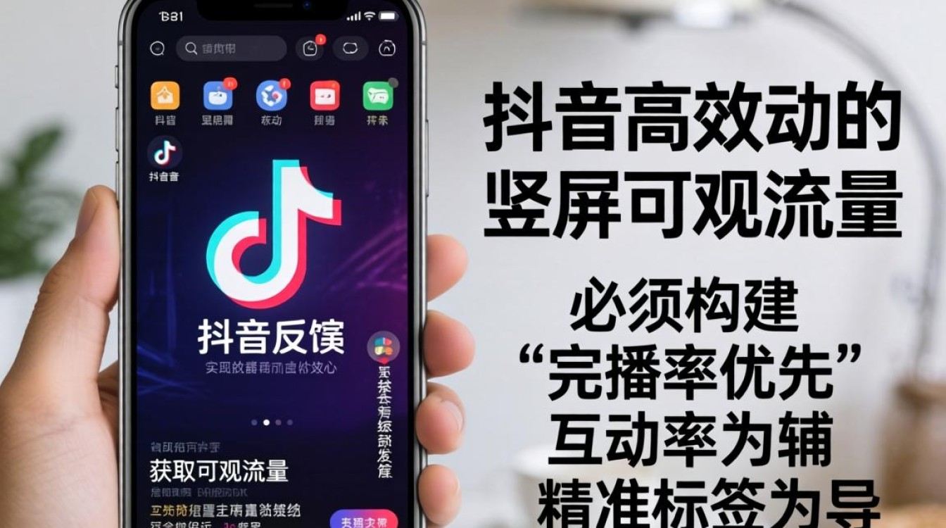 抖音竖屏视频如何获得推荐流量