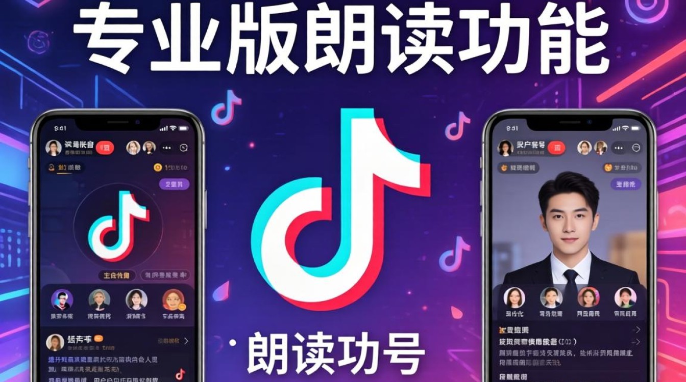 抖音专业版朗读怎么添加