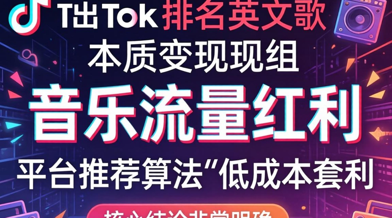 TikTok排名英文歌有哪些?出海变现完整教程分享 TikTok排名英文歌有哪些
