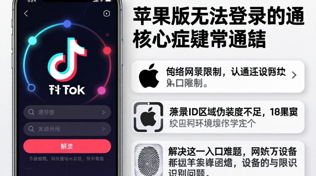 TikTok苹果版无法登录怎么办