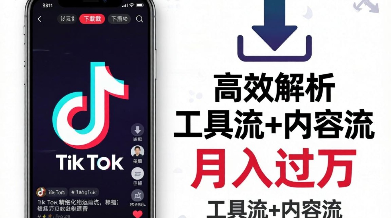 TikTok视频解析下载ios怎么变现