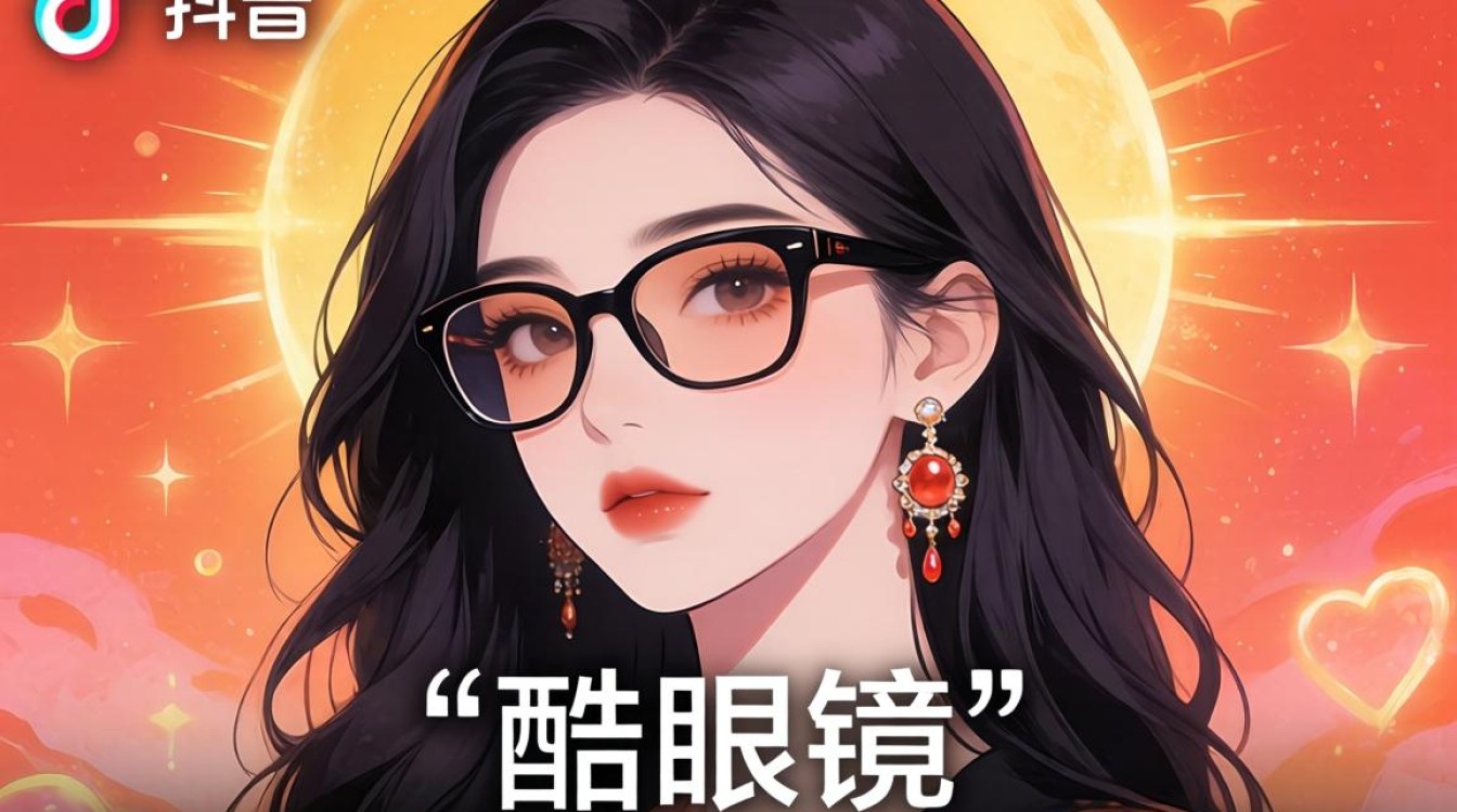 欧美tiktok女生酷眼镜怎么拍