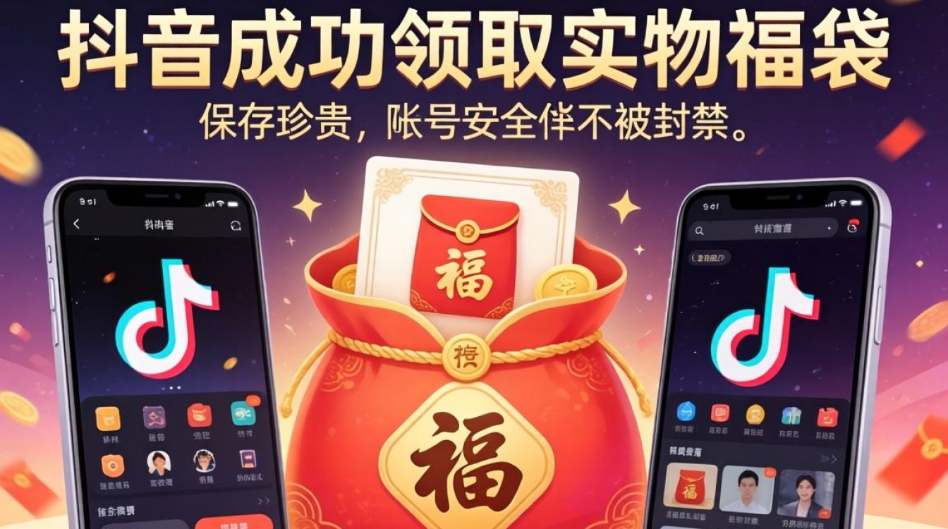 抖音怎么领实物福袋图片