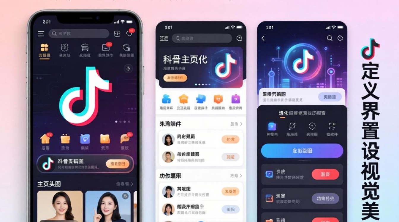 抖音自定义界面怎么设置