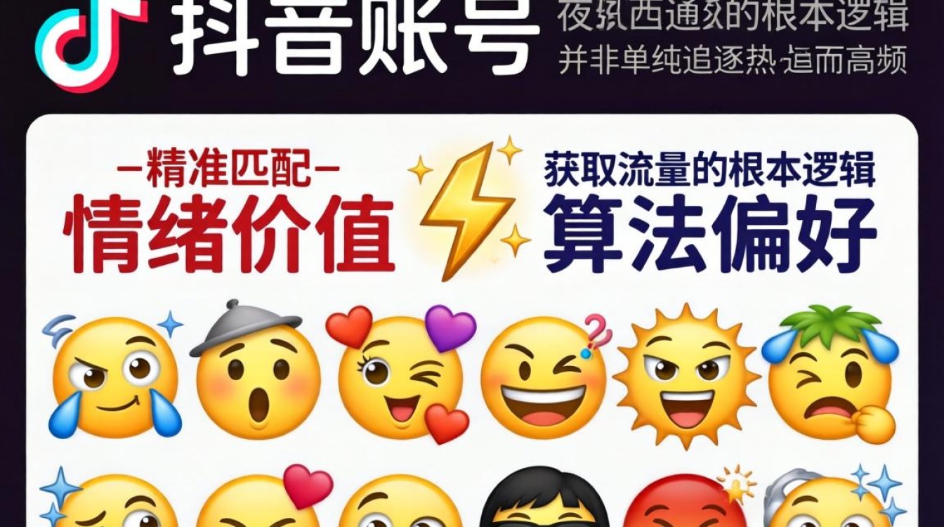 抖音表情包获取方法与流量算法解析