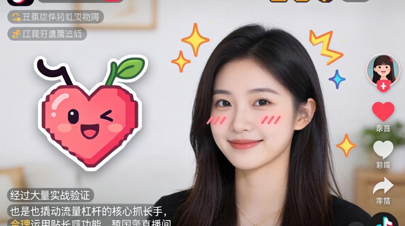 抖音直播怎么搞贴纸模式