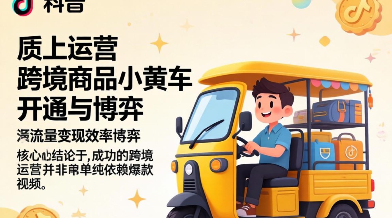 TikTok跨境商品小黄车怎么做