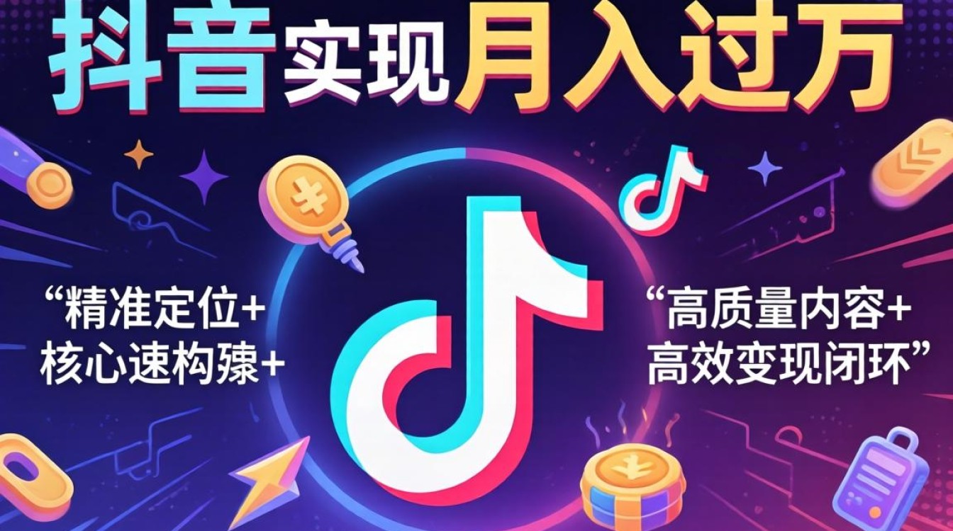 抖音新手如何快速变现月入过万