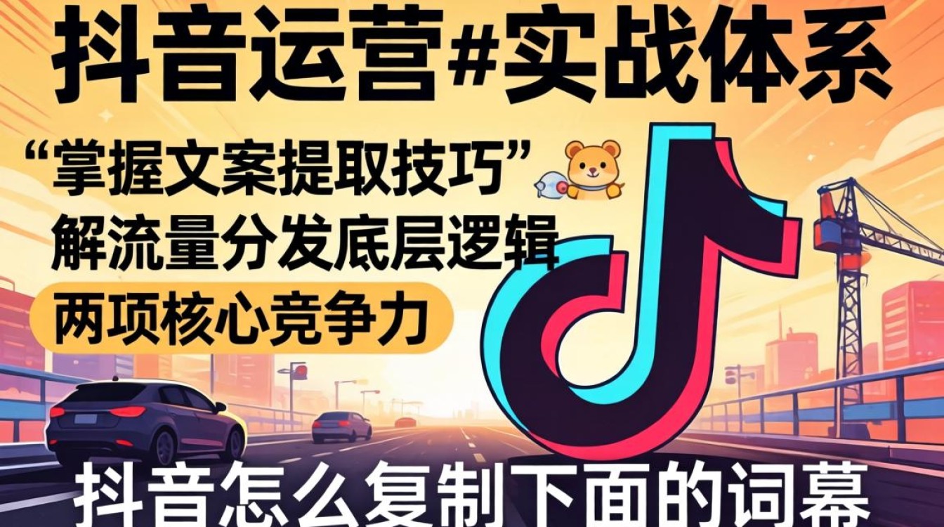 抖音怎么复制下面的词幕