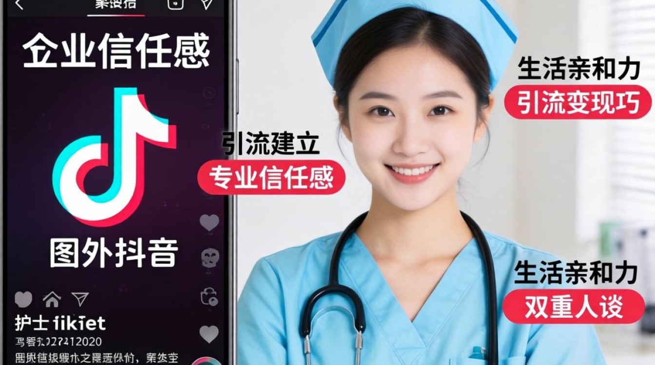 国外抖音tiktok护士怎么做