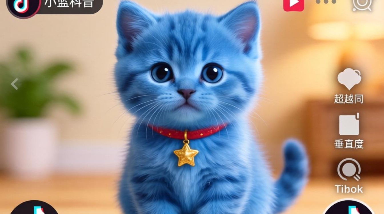 小蓝猫登tiktok的秘诀是什么