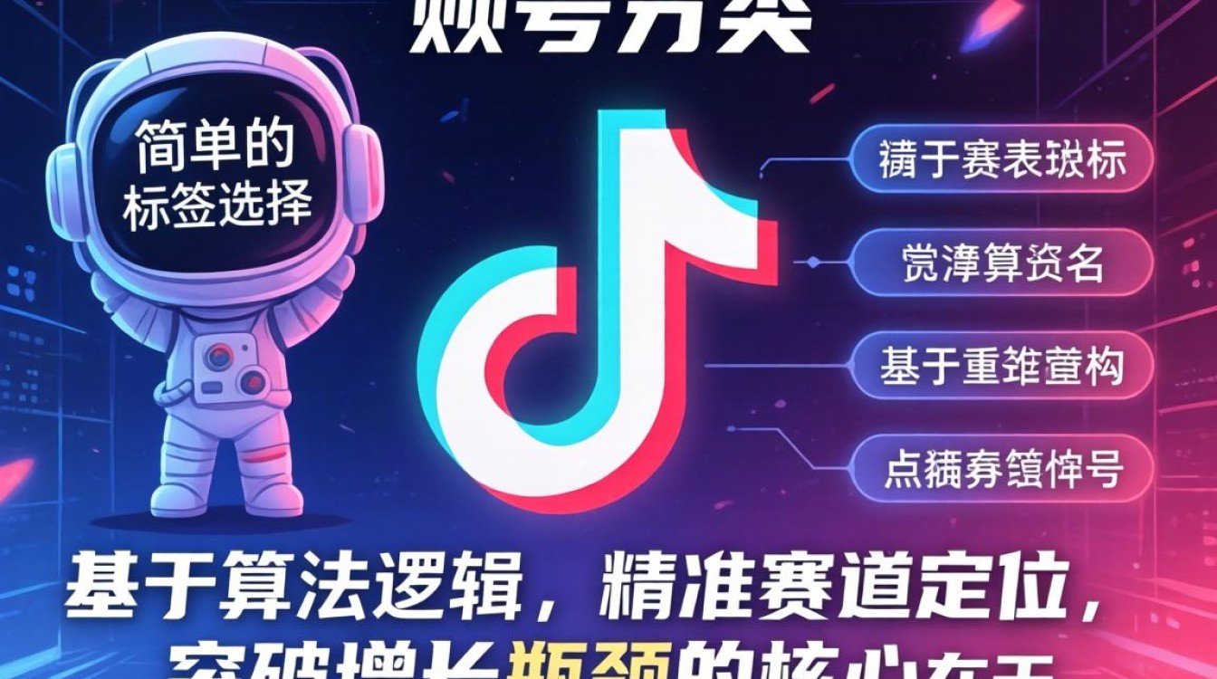 抖音账号分类在哪里设置