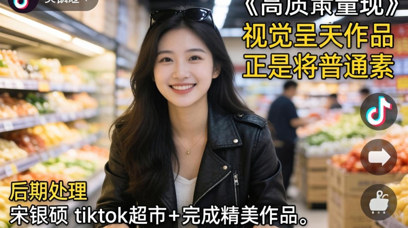 宋银硕tiktok超市作品怎么做?后期处理技巧分享 宋银硕tiktok超市作品怎么做