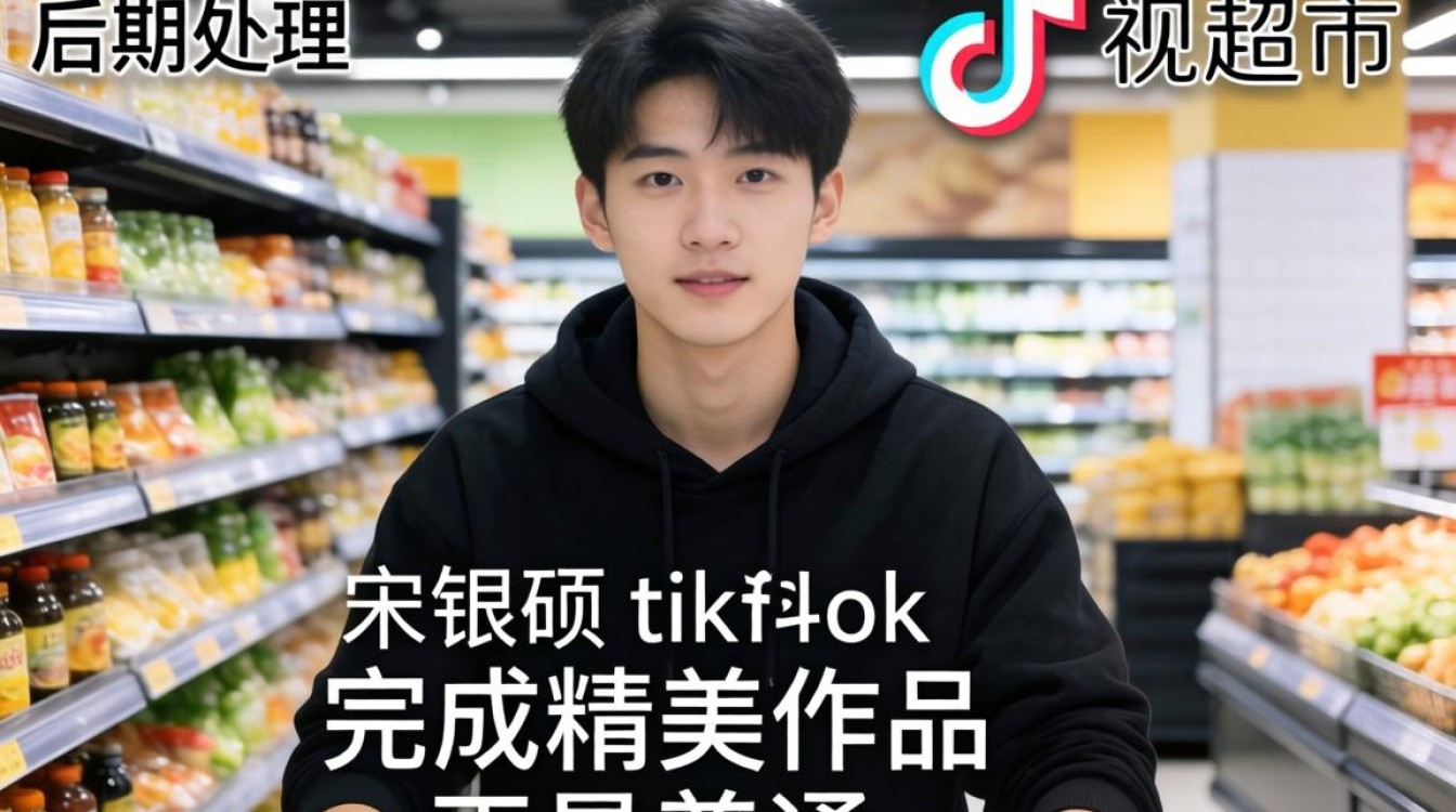 宋银硕tiktok超市作品怎么做?后期处理技巧分享 宋银硕tiktok超市作品怎么做
