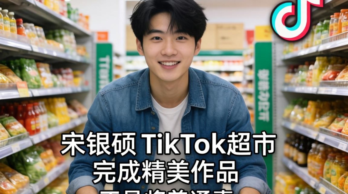 宋银硕tiktok超市作品怎么做?后期处理技巧分享 宋银硕tiktok超市作品怎么做