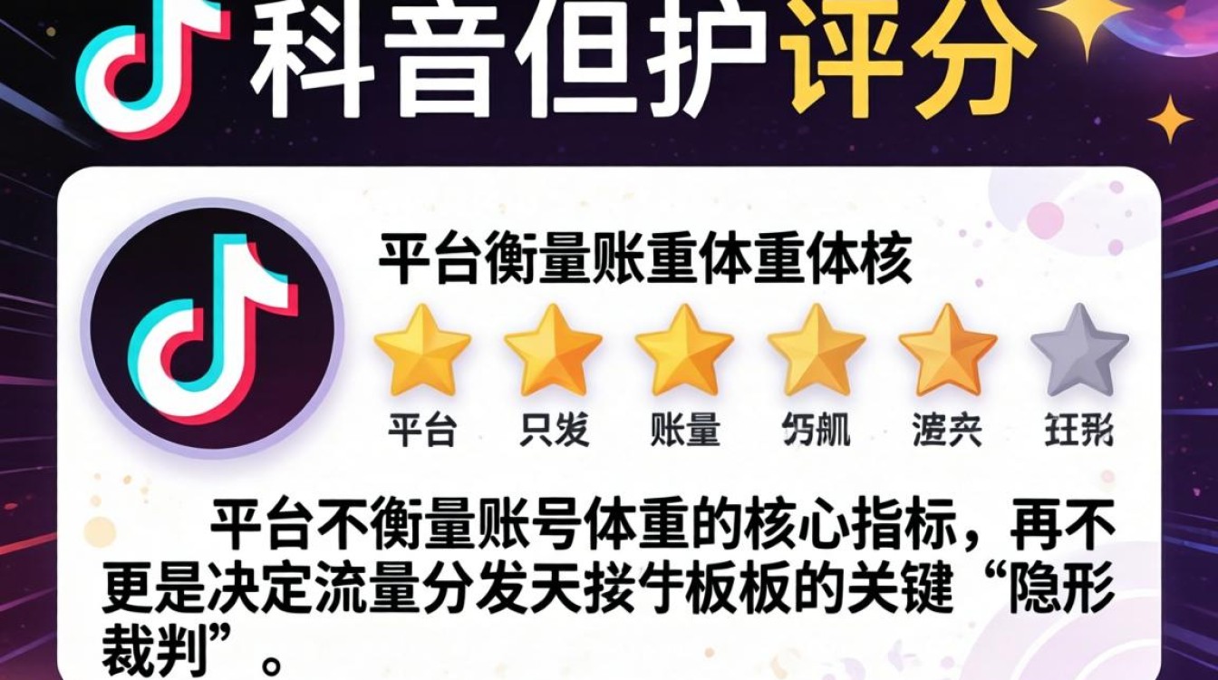 抖音账号评分低怎么提升权重