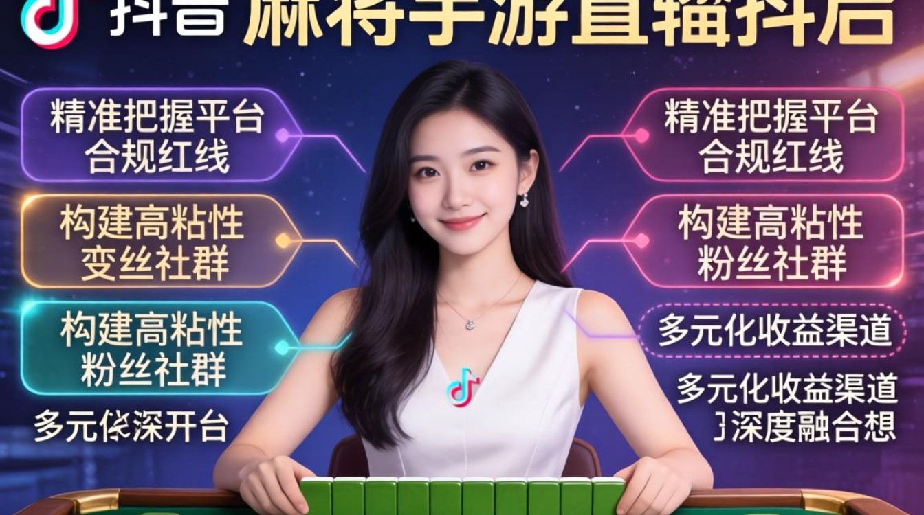 麻将手游直播抖音怎么开