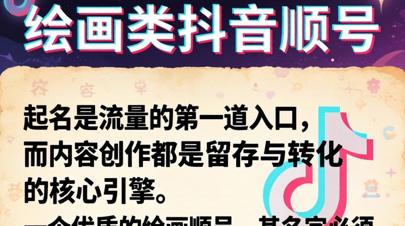 抖音绘画账号取名技巧大全