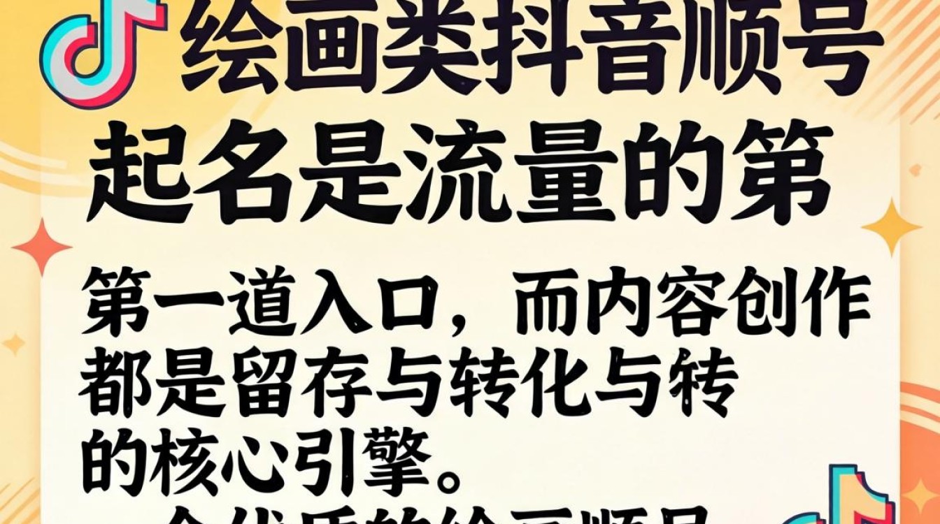 抖音绘画账号取名技巧大全