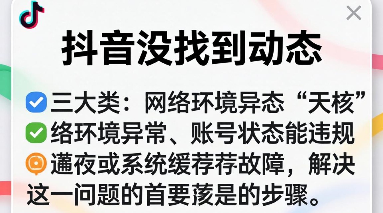 抖音没找到动态怎么办,如何恢复隐藏的动态 抖音没找到动态怎么办