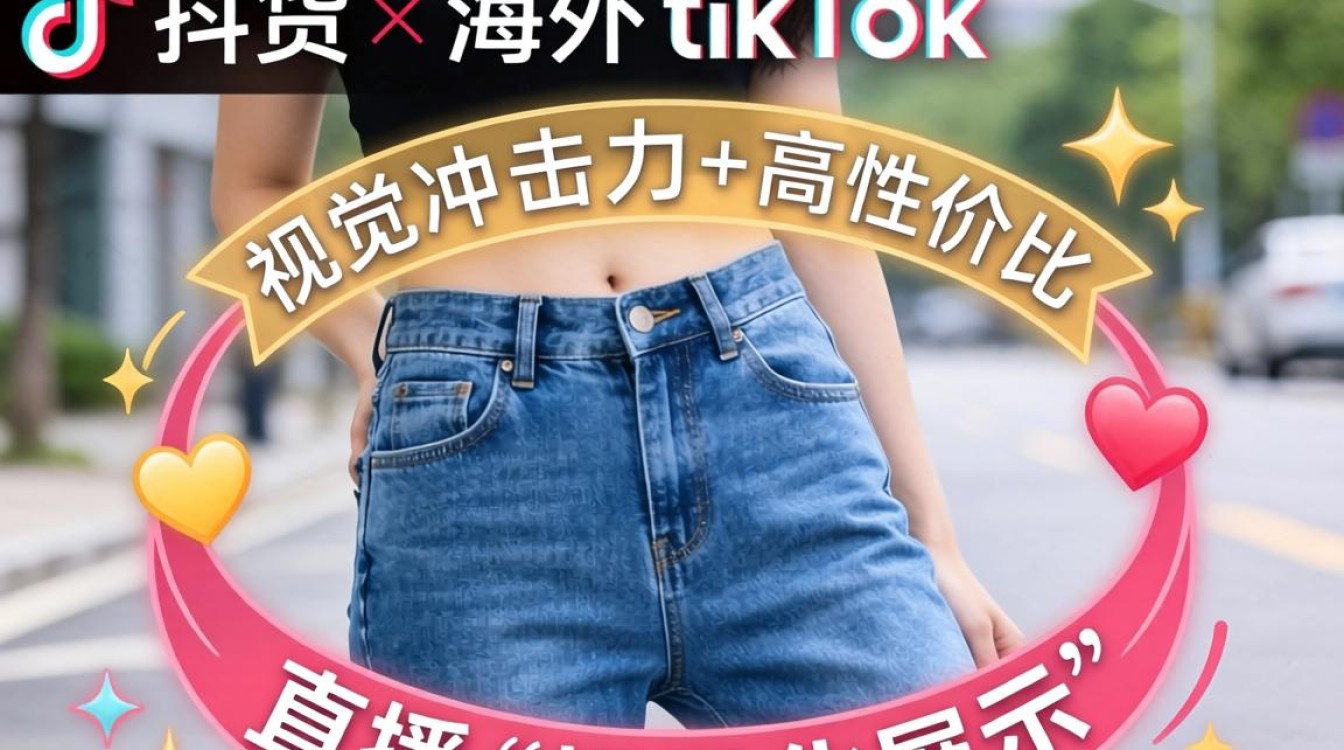 抖音海外tiktok牛仔裤直播带货玩法详解