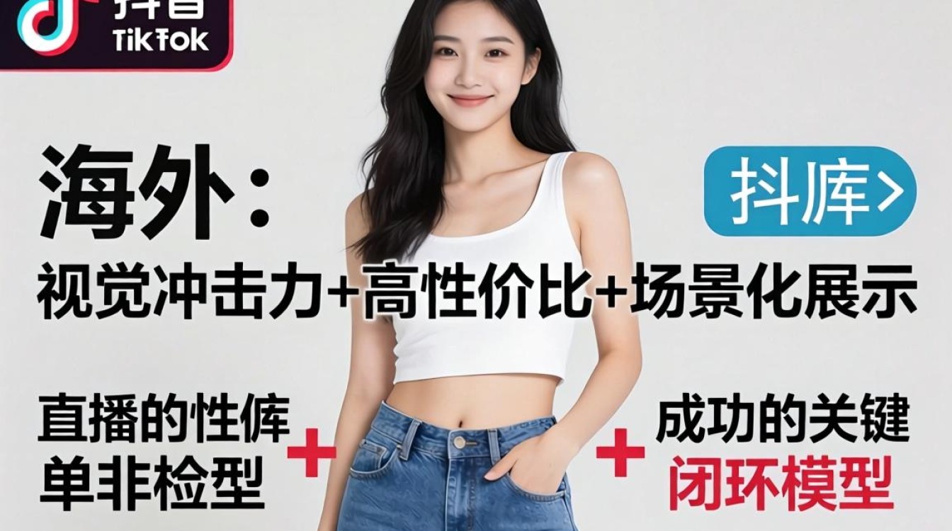 抖音海外tiktok牛仔裤直播带货玩法详解