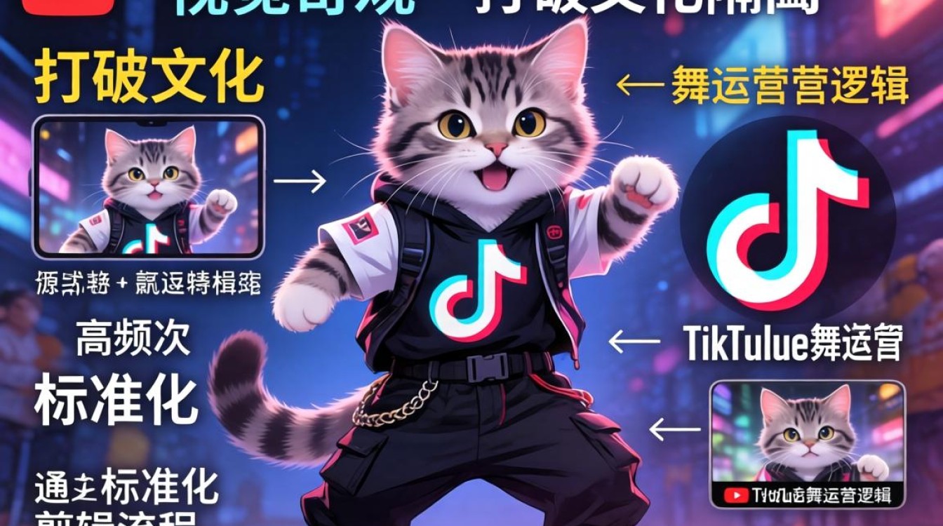 YouTube魔性猫tiktok舞怎么运营