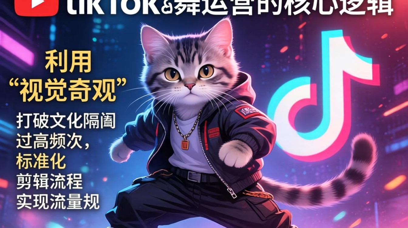 YouTube魔性猫tiktok舞怎么运营
