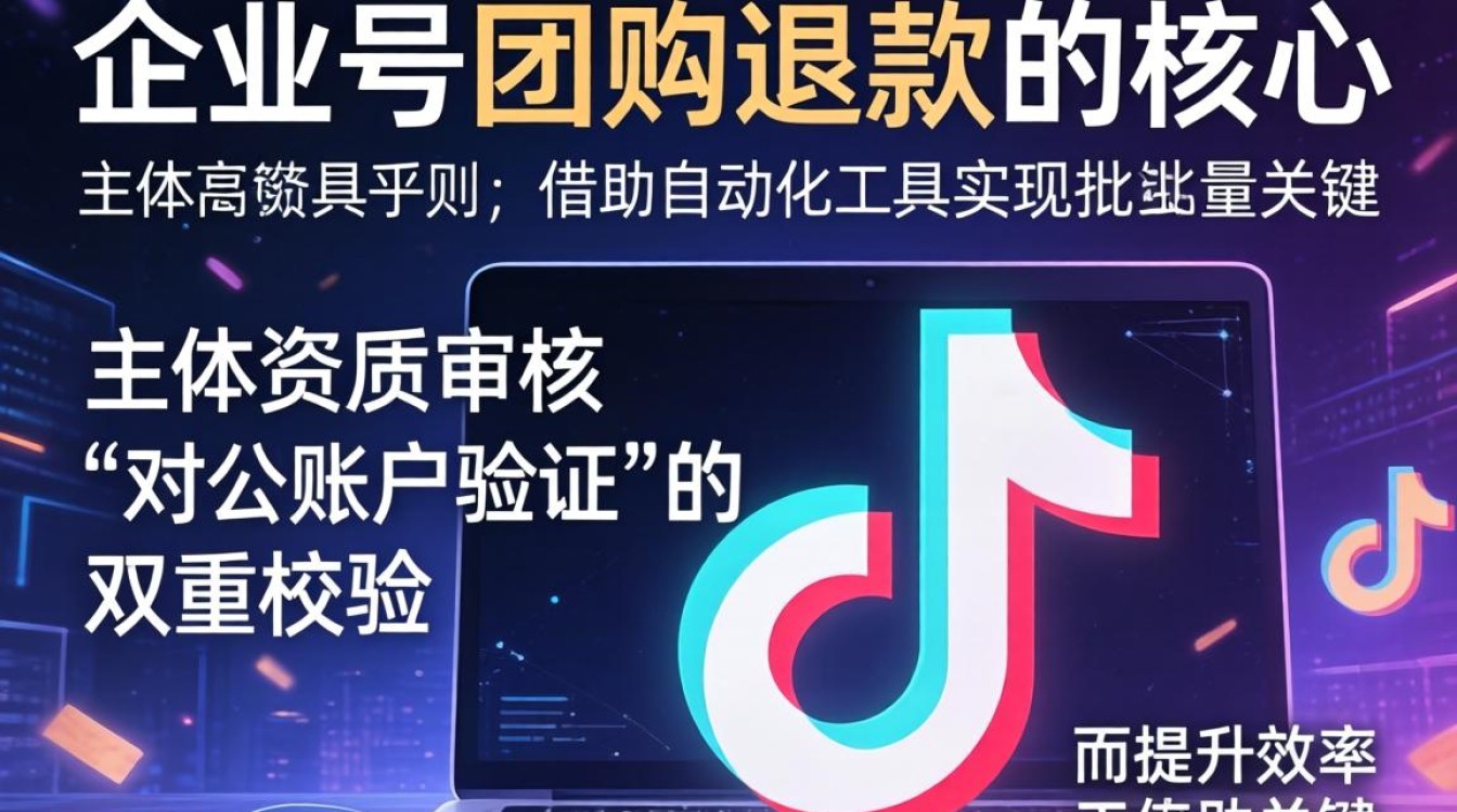 抖音企业号团购退款流程详解