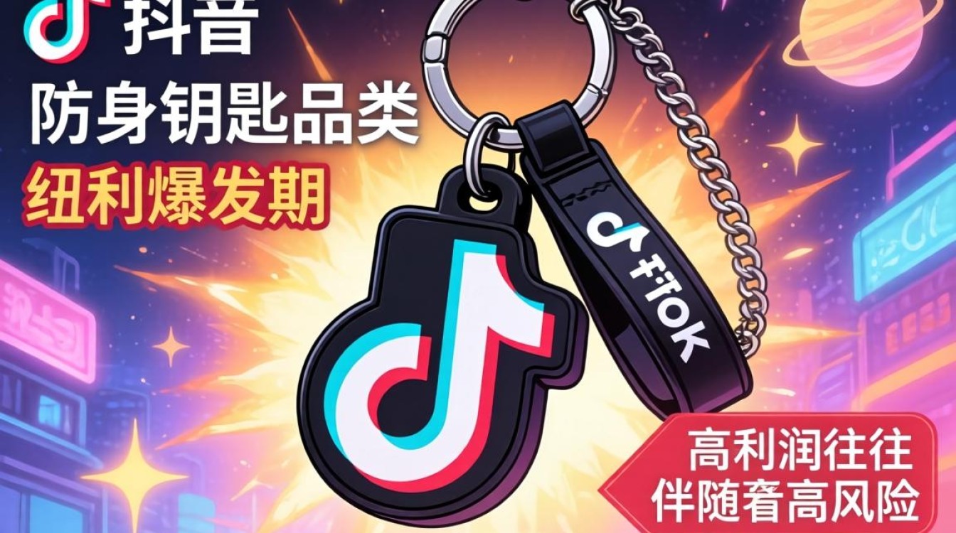 TikTok防身钥匙扣怎么做