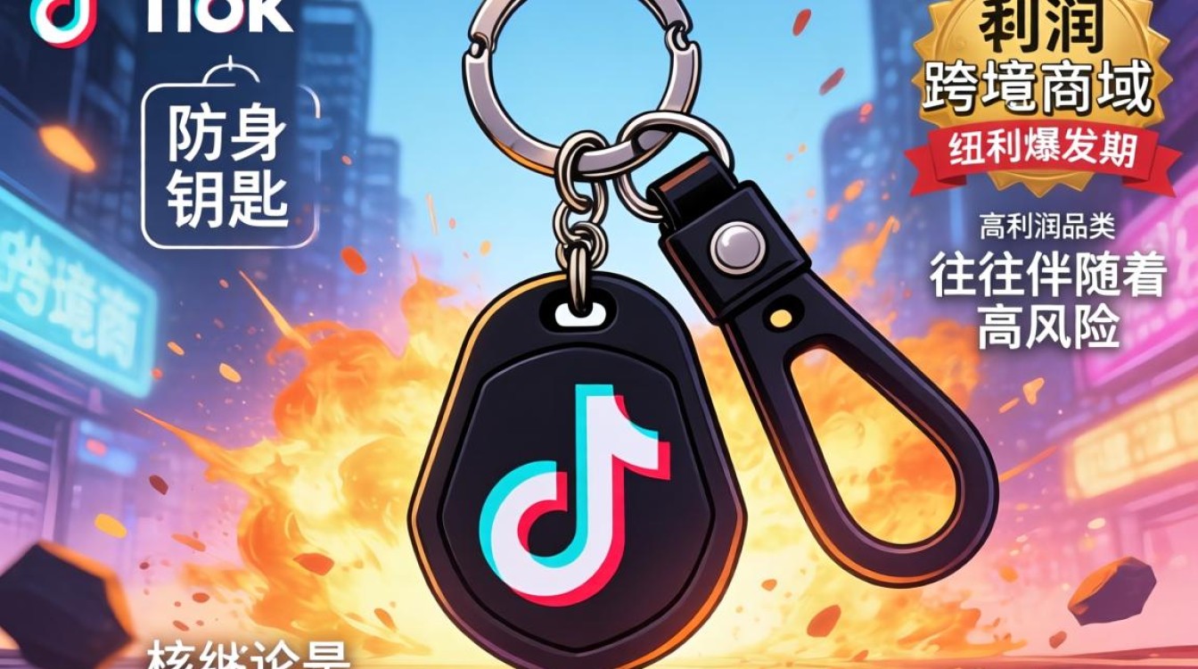 TikTok防身钥匙扣怎么做