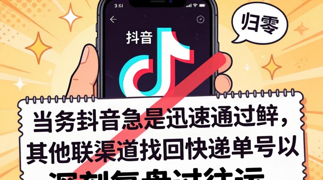 抖音封号后快递单号查询方法