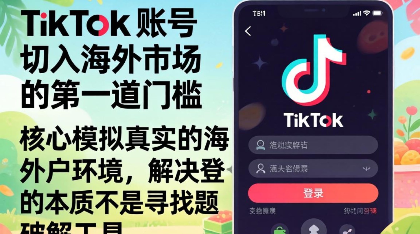 TikTok 账号怎么登进去