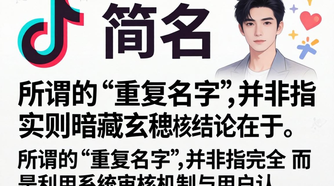 怎么起重复的名字啊抖音