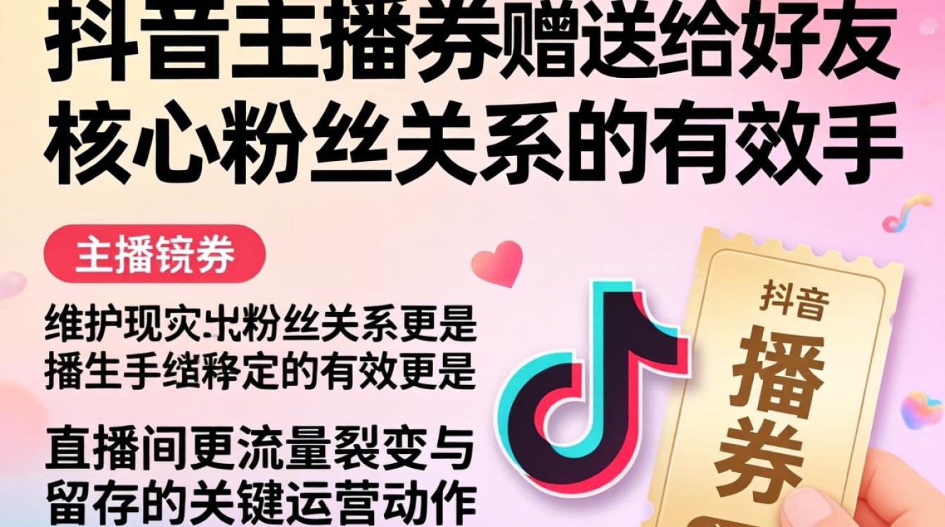 抖音主播券怎么送给好友