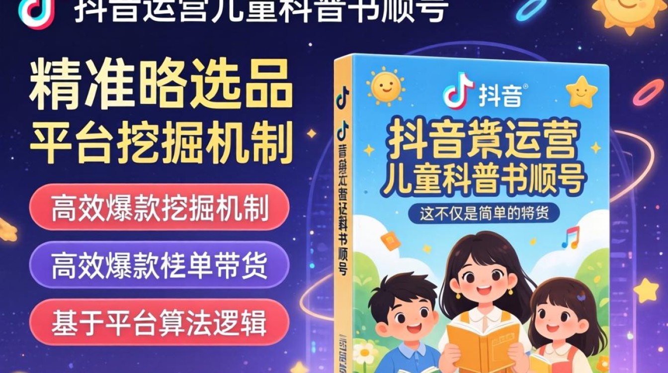 抖音儿童科普书选品技巧有哪些