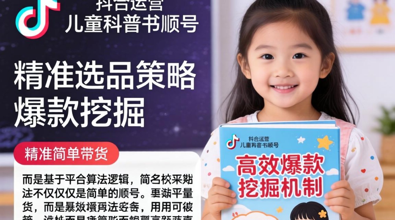 抖音儿童科普书选品技巧有哪些