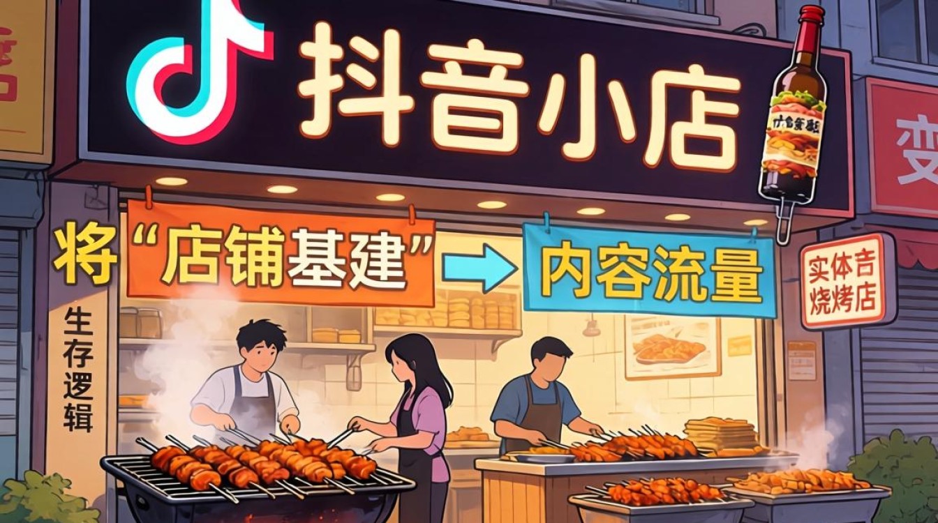 烧烤店怎么入住抖音小店