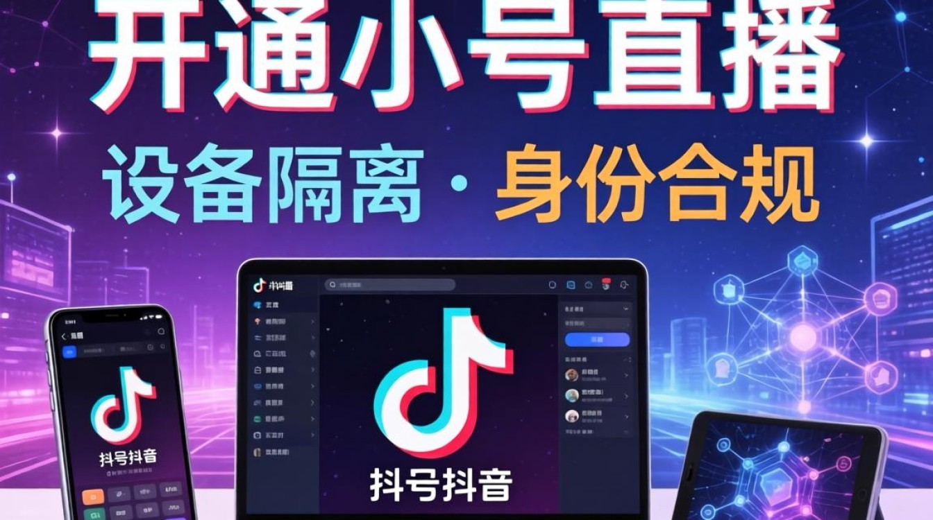 抖音怎么能开通小号直播