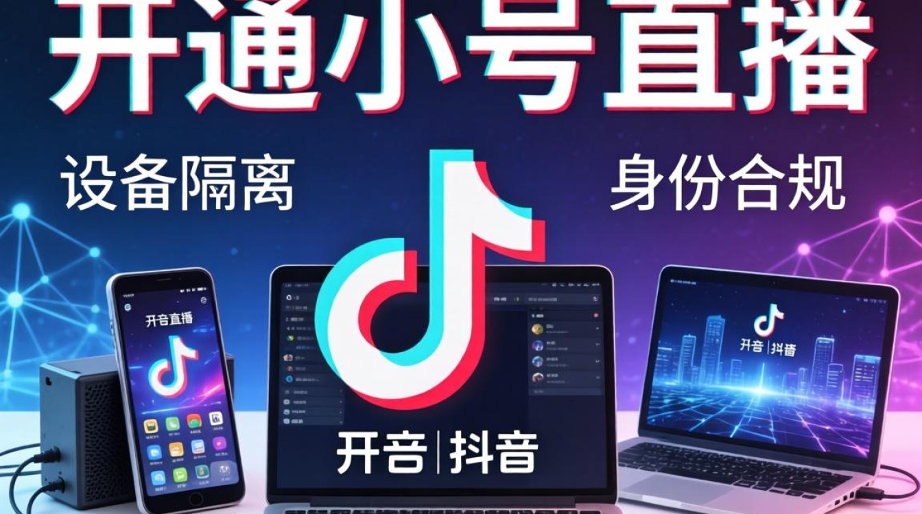 抖音怎么能开通小号直播