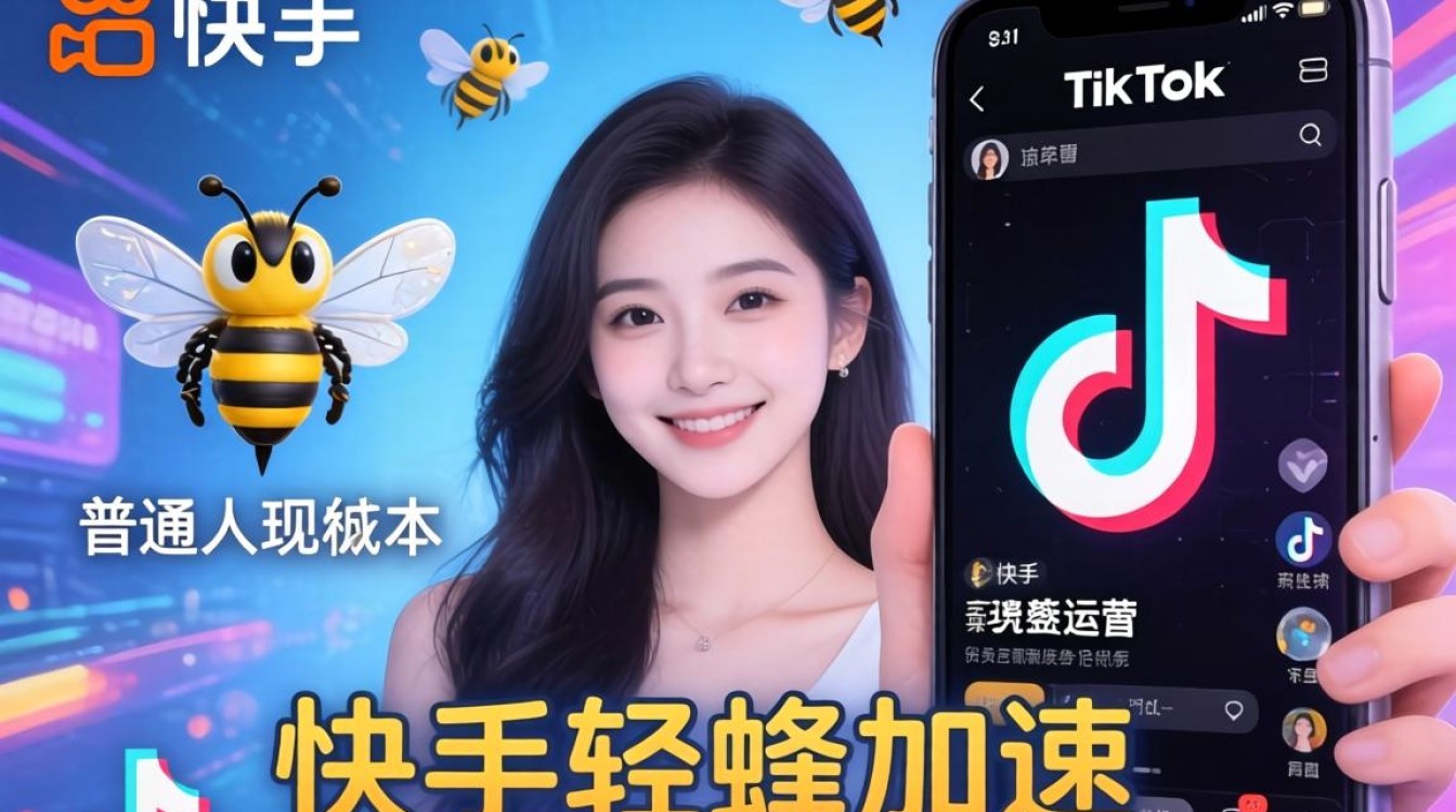 快手轻蜂可以上tiktok吗