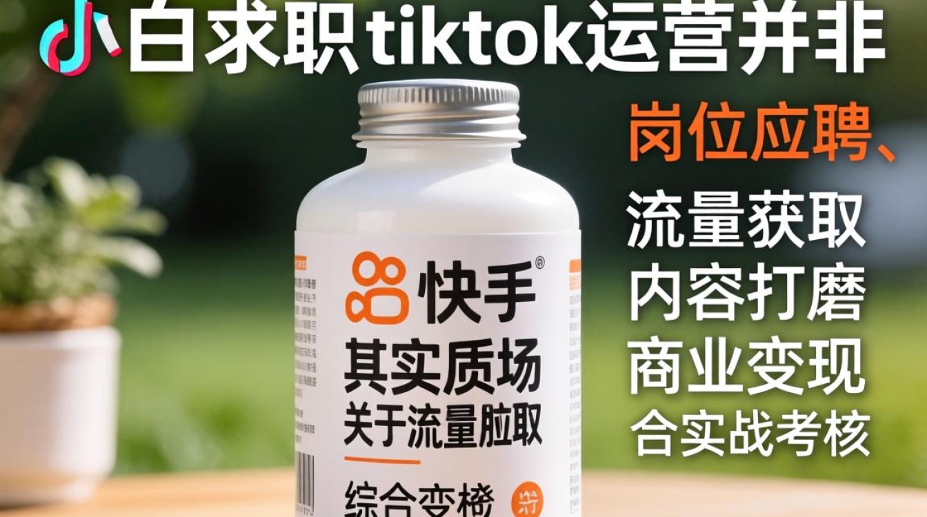 快手小白瓶求职tiktok运营