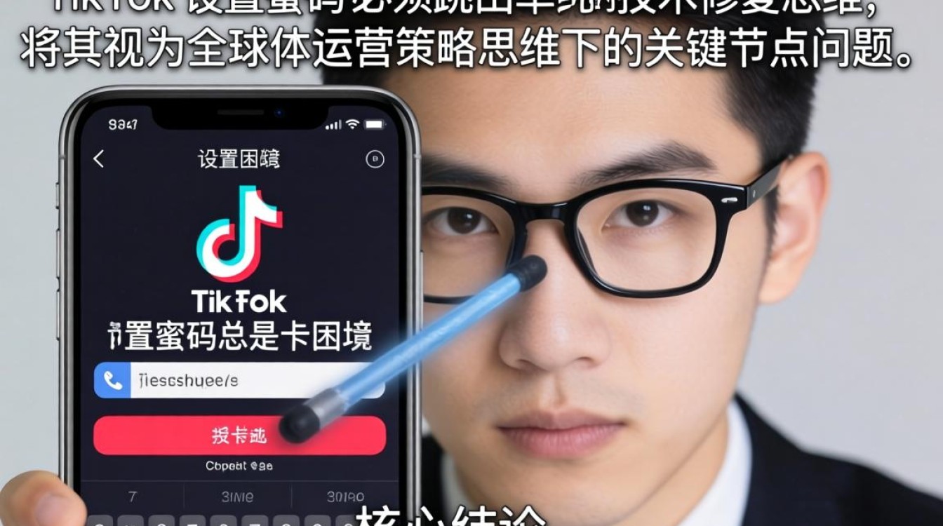 TikTok设置密码总是卡住怎么办