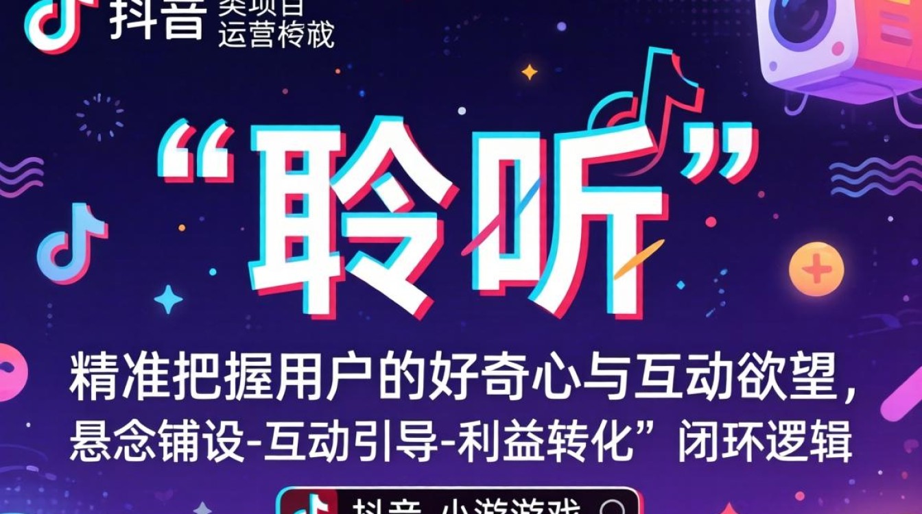 抖音小游戏聆听怎么弄?带货话术与转化技巧详解 带货话术与转化技巧详解