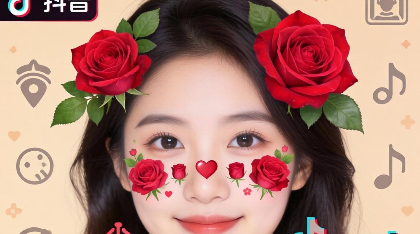 抖音头像玫瑰特效制作教程